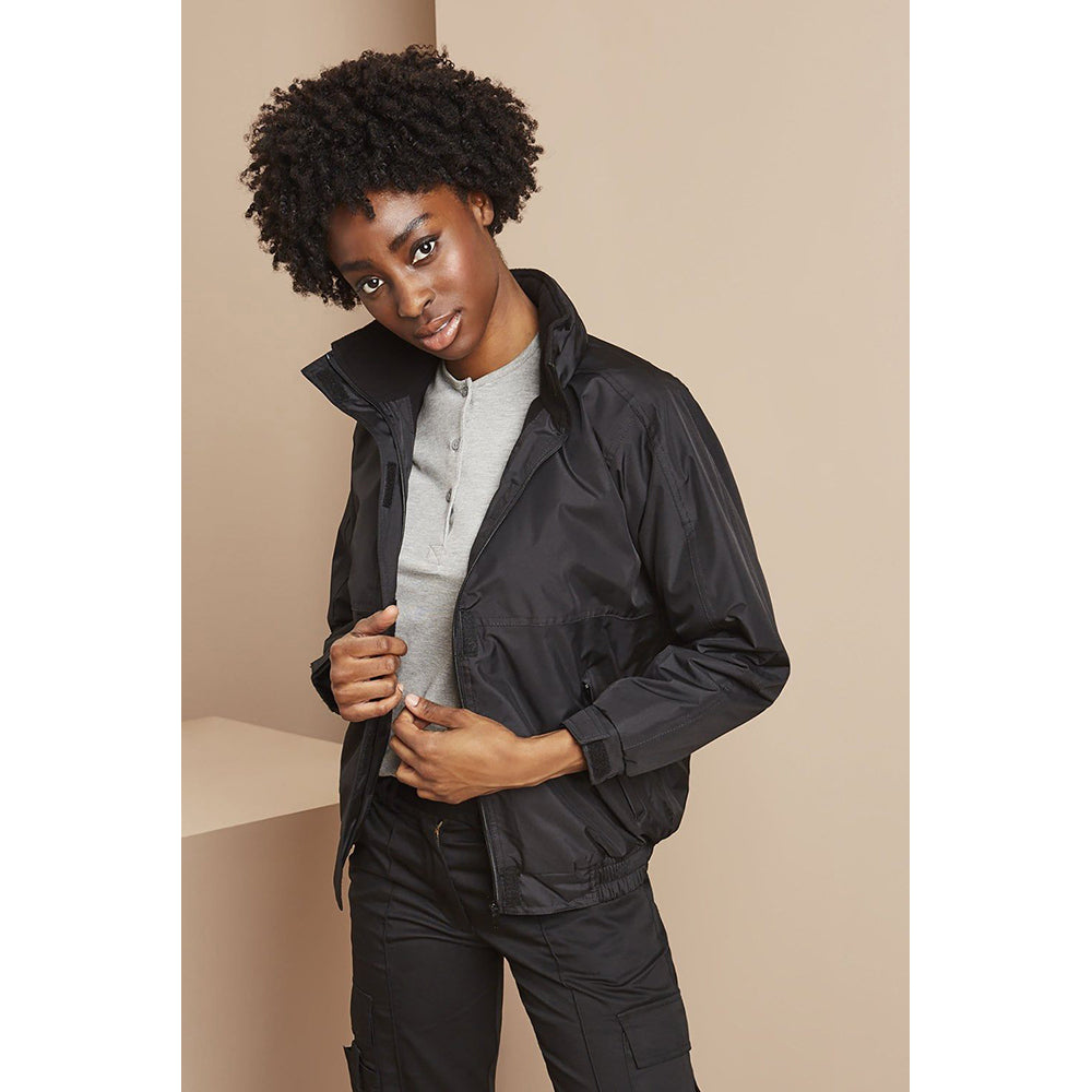 Black - Side - Result Core Ladies Channel Jacket