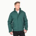 Bottle Green - Back - Result Core Mens Channel Jacket