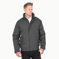 Grey - Back - Result Core Mens Channel Jacket