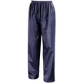 Navy Blue - Lifestyle - Result Core Childrens-Kids Unisex Junior Rain Suit Jacket And Trousers Set