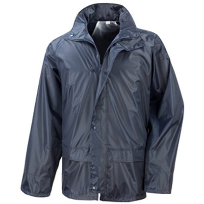 Navy Blue - Back - Result Mens Core Rain Suit (Trousers And Jacket Set)