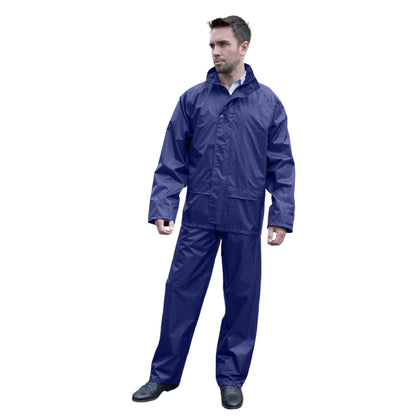 Royal - Lifestyle - Result Mens Core Rain Suit (Trousers And Jacket Set)