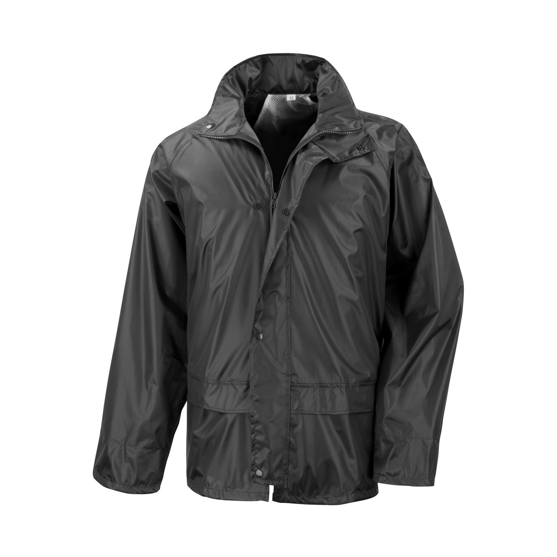 Black - Back - Result Mens Core Rain Suit (Trousers And Jacket Set)