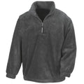 Oxford Grey - Front - Result Unlined Active 1-4 Zip Anti-Pilling Fleece Top