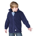 Royal - Back - Result Childrens-Kids Full Zip Active Anti Pilling Fleece Jacket
