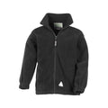 Black - Front - Result Childrens-Kids Full Zip Active Anti Pilling Fleece Jacket