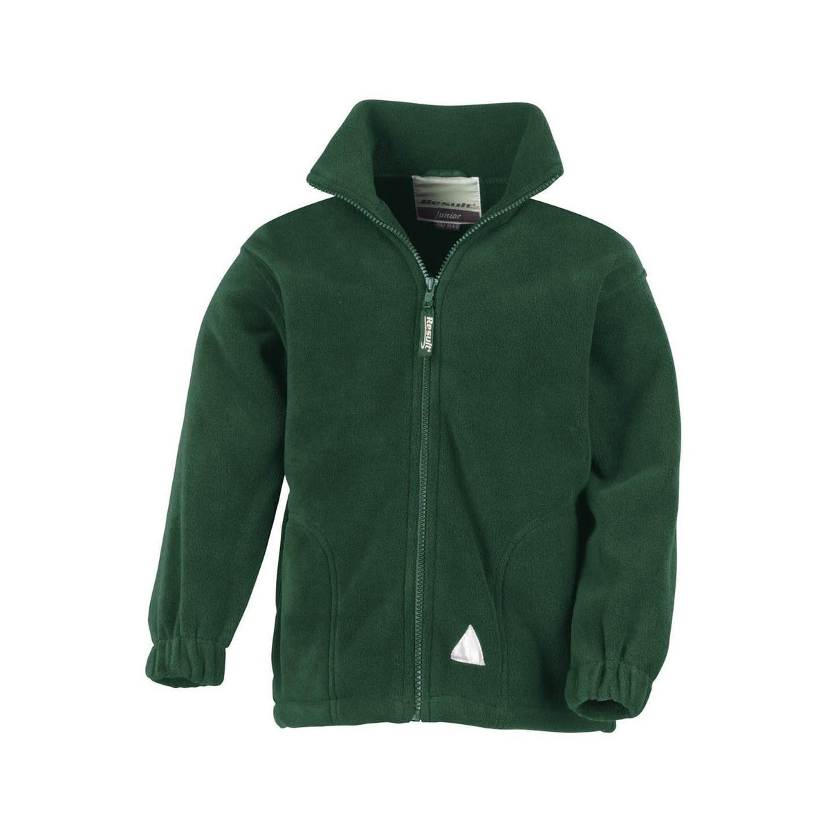 Forest Green - Front - Result Childrens-Kids Full Zip Active Anti Pilling Fleece Jacket