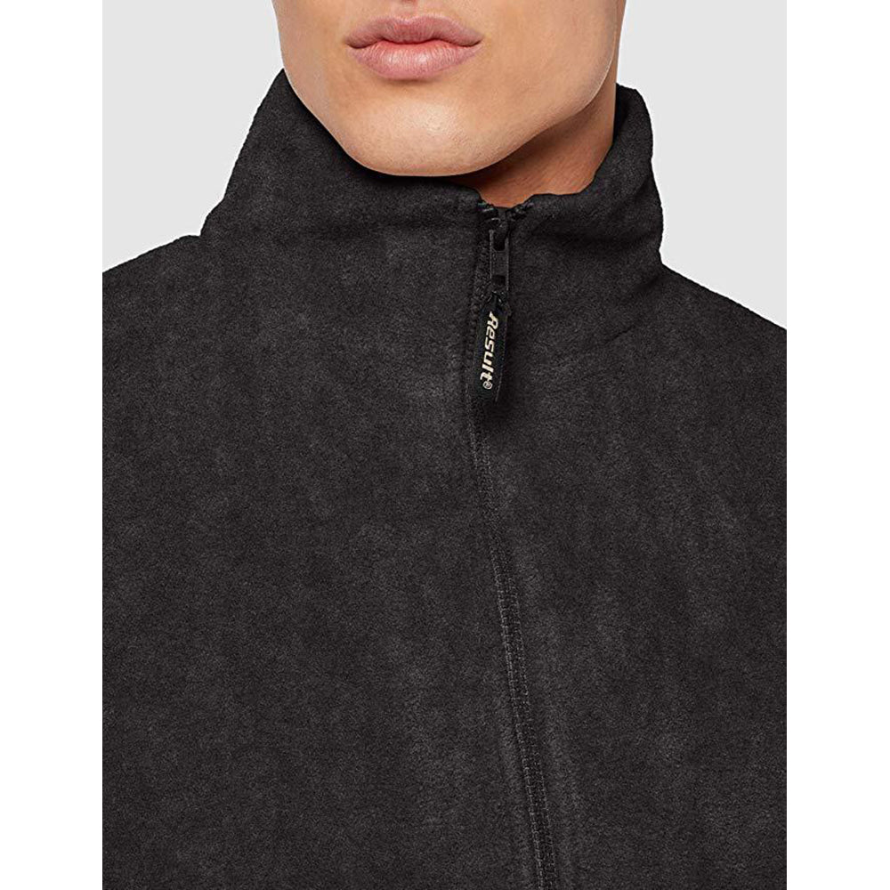 Black - Lifestyle - Result Mens Full Zip Active Fleece Anti Pilling Jacket