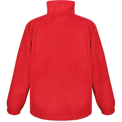 Red - Back - Result Mens Full Zip Active Fleece Anti Pilling Jacket