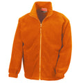 Orange - Front - Result Mens Full Zip Active Fleece Anti Pilling Jacket