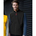 Black - Back - Result Mens Active Anti Pilling Fleece Bodywarmer Jacket