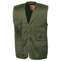 Lichen - Front - Result Mens Safari Waistcoat Jacket