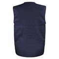 Midnight Navy - Back - Result Mens Safari Waistcoat Jacket