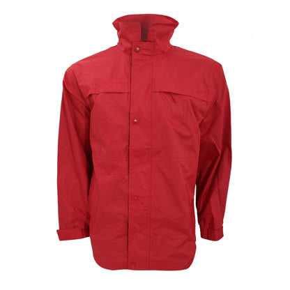 Red-Navy - Front - Result Mens Mid-Weight Multi-Function Waterproof Windproof Jacket