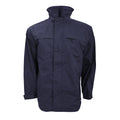 Navy-Sand - Front - Result Mens Mid-Weight Multi-Function Waterproof Windproof Jacket