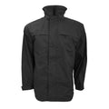 Black-Grey - Front - Result Mens Mid-Weight Multi-Function Waterproof Windproof Jacket