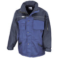 Royal-Navy - Front - Result Mens Workwear Heavy Duty Water Repellent Windproof Combo Coat