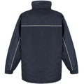 Navy-Navy - Back - Result Mens Workwear Heavy Duty Water Repellent Windproof Combo Coat