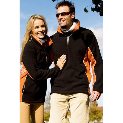 Black-Orange - Back - Result Mens Tech3 Sport Anti Pilling Windproof Breathable Fleece