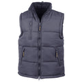 Navy Blue - Front - Result Mens Ultra Padded Bodywarmer Water Repellent Windproof Jacket