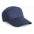 Navy Blue - Front - Result Unisex Plain Baseball Cap