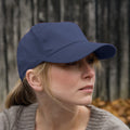 Navy Blue - Back - Result Unisex Plain Baseball Cap