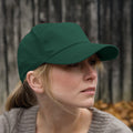 Bottle Green - Back - Result Unisex Plain Baseball Cap