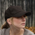 Black - Back - Result Unisex Plain Baseball Cap