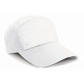 White - Front - Result Unisex Plain Baseball Cap