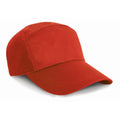 Red - Front - Result Unisex Plain Baseball Cap