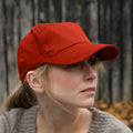 Red - Back - Result Unisex Plain Baseball Cap