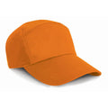 Orange - Front - Result Unisex Plain Baseball Cap