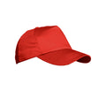 Red - Front - Result Unisex Plain Baseball Cap