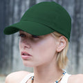 Bottle Green - Back - Result Unisex Heavy Cotton Premium Pro-Style Baseball Cap