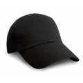 Black - Front - Result Unisex Heavy Cotton Premium Pro-Style Baseball Cap