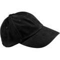 Black - Pack Shot - Result Unisex Low Profile Heavy Brushed Cotton Baseball Cap