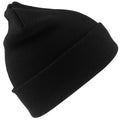 Black - Front - Result Wooly Heavyweight Knit Thermal Winter-Ski Hat