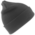 Grey - Front - Result Wooly Heavyweight Knit Thermal Winter-Ski Hat