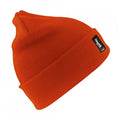 Hi Vis Orange - Back - Result Woolly Thermal Ski-Winter Hat with 3M Thinsulate Insulation