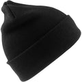 Black - Front - Result Woolly Thermal Ski-Winter Hat with 3M Thinsulate Insulation