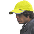 Hi-Vis Yellow - Lifestyle - Result Unisex High-Vis Baseball Cap (3M)