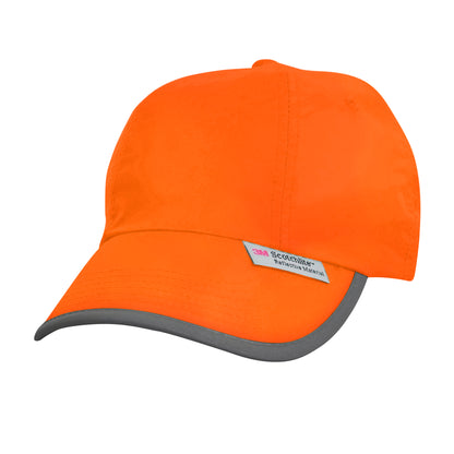 Hi Vis Orange - Front - Result Unisex High-Vis Baseball Cap (3M)