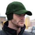 Forest Green - Back - Result Active Winter Fleece Baseball Cap