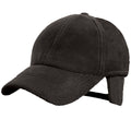 Black - Front - Result Active Winter Fleece Baseball Cap