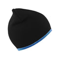 Black-Sky - Front - Result Unisex Reversible Fashion Fit Winter Beanie Hat