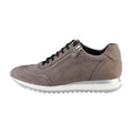 Rosy Brown - Front - Arnaldo Toscani Womens-Ladies Lace Up Zip Detail Trainers