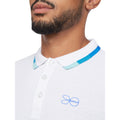 White - Lifestyle - Crosshatch Mens Chemfort Polo Shirt