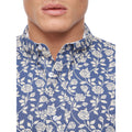 Mid Blue - Side - Bewley & Ritch Mens Haltom Shirt