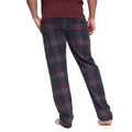 Burgundy - Side - Duck and Cover Mens Callister Pyjama Set
