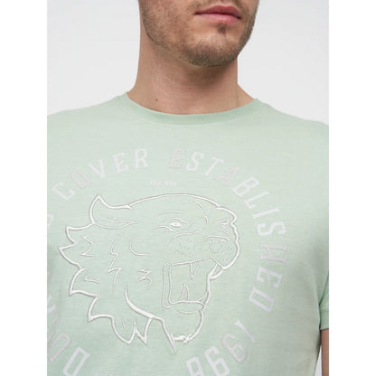 Sage - Side - Duck and Cover Mens Panthors T-Shirt